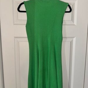 Green Sleeveless Mini Dress